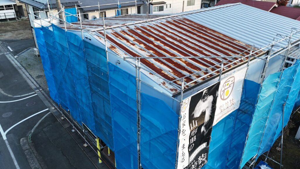 彩美装公式掲載・山形市K様邸の施工前